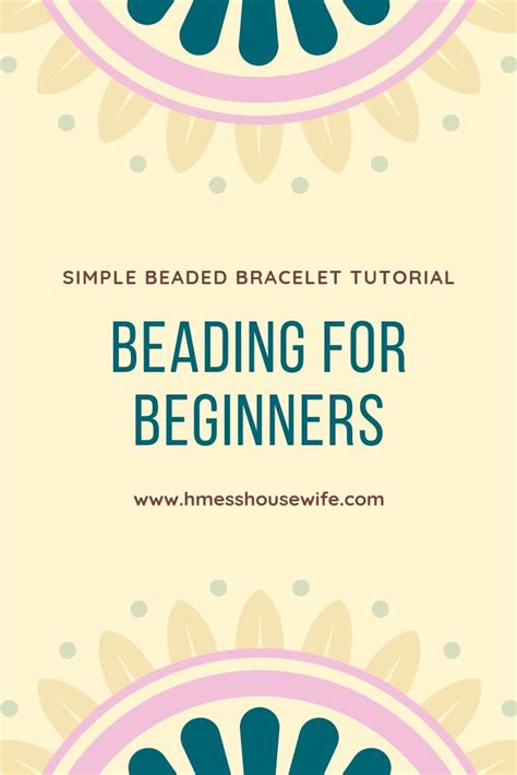 Pin by Hot Mess Housewife on Crafting! | Beaded bracelets tutorial ...