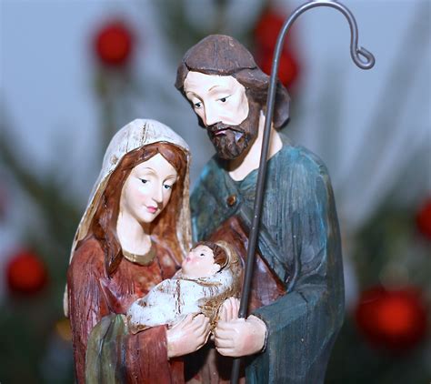 Gratis billeder mennesker legetøj maria bethlehem glædelig jul