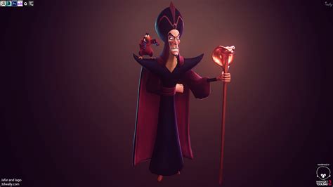 Jafar and Iago, Disney's Aladdin on Behance