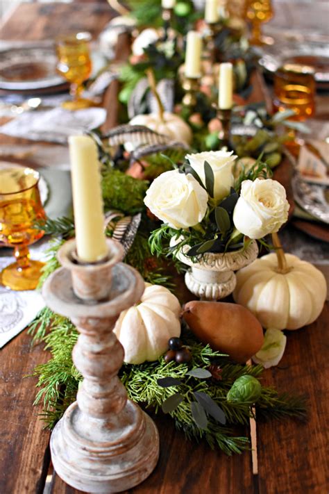 Follow The Yellow Brick Home Four Elegant Thanksgiving Tablescape