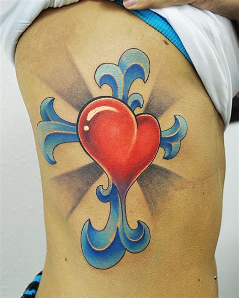 30 Groovy Cross Tattoo Designs Ideas - TutorialChip