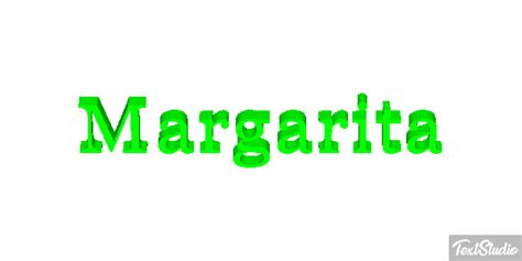 Margarita Name Animated  Logo Designs