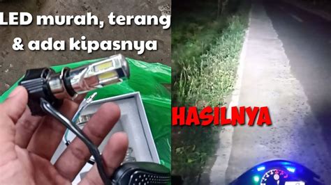 Pasang Lampu Led Sisi Ac Dc Watt Hasilnya Terang Banget Youtube