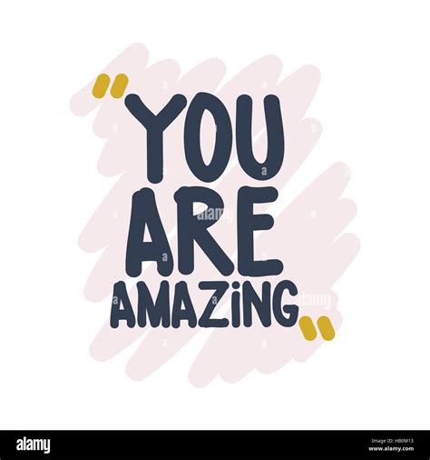 You are amazing Stock Vector Image & Art - Alamy