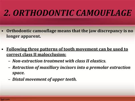 Treatment Of Class Ii Malocclusions Ppt Free Download