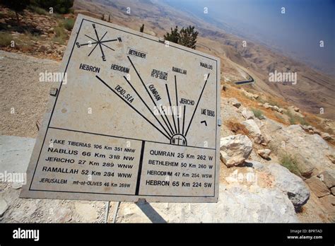 Mount nebo map jordan hi-res stock photography and images - Alamy