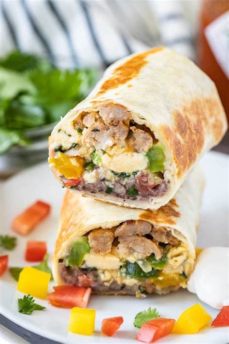 Breakfast Burritos Easy Freezer Breakfast Plated Cravings