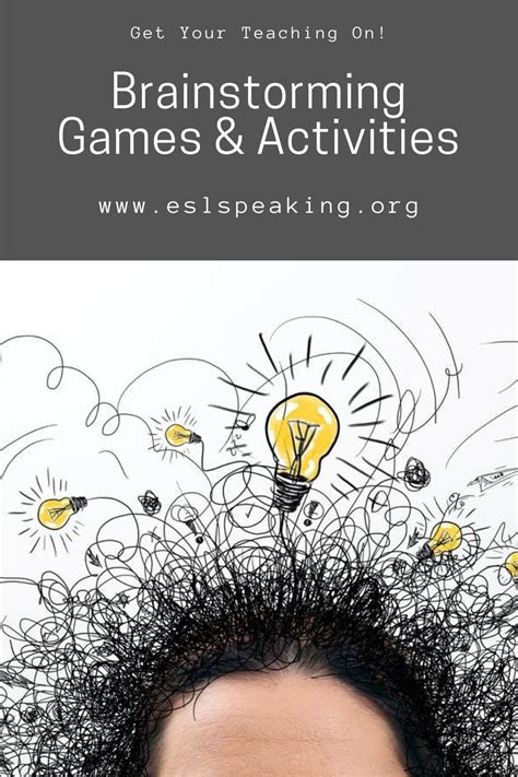 Brainstorming Games and Activities: Fun Brain Storm Ideas for Class ...