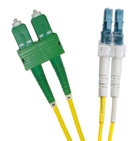 Buy Enbeam SC/APC-LC/UPC OS2 Singlemode Fibre Patch Lead | Comms Express