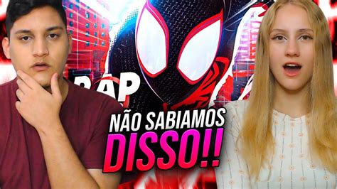 React Em Casal Perigo Miles Morales Homem Aranha Atrav S Do