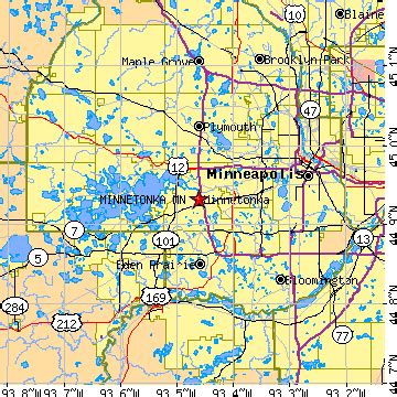 Minnetonka, Minnesota (MN) ~ population data, races, housing & economy