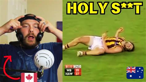 Canadian Reacts To AFL Biggest Hits And Bumps Of All Time YouTube