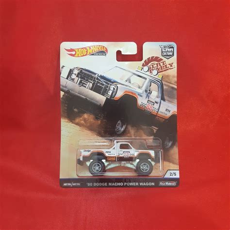 Jual Hot Wheels Premium 80 Dodge Macho Power Wagon Desert Rally Car Culture Shopee Indonesia