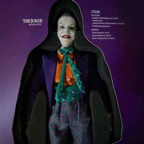 Hot Toys The Joker DX08 1989 Batman Jack Nicholson 1 6 Figure 100 Complete Hobbies Toys