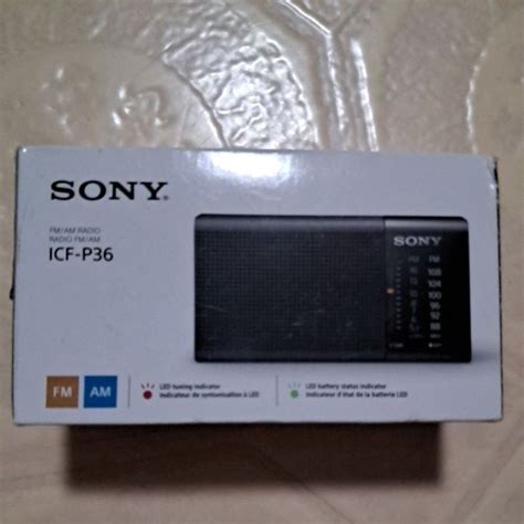 Sony Icf P36 Fmam Radio Receiver Shopee Thailand