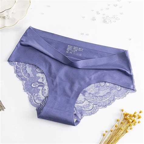 Uaang Sexy Underwear Women S Panties Lace Sensual Erotic Lingerie Mid Waist Bikini Briefs Female