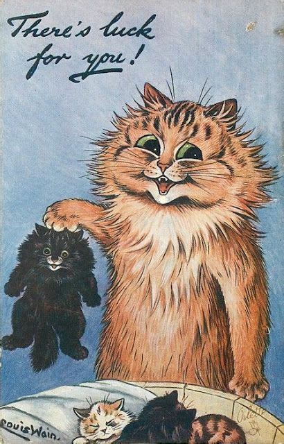 Art Artists Louis Wain Part Louis Wain Cats Cats And Kittens