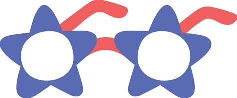 Sunglasses 4th Of July Celebration Freedom Day 24253226 Vector Art At