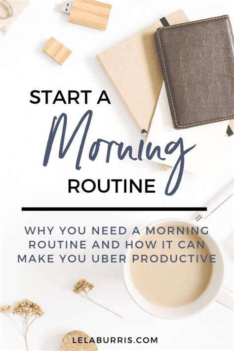 How To Create A Productive Morning Routine Organized Ish Productive