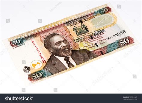 50 Kenyan Shillings Bank Note Kenya Stock Photo 303211067 Shutterstock