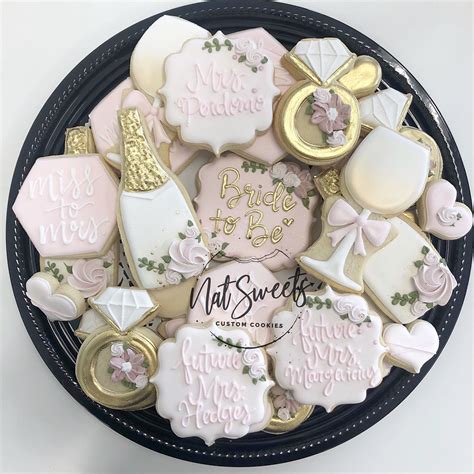 Natsweets Bridal Shower Custom Cookies