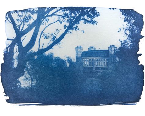 Durlston Castle - from The Cyanotype Collection by Andy Farrer