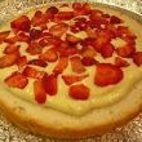 Strawberry Custard Cake Recipe