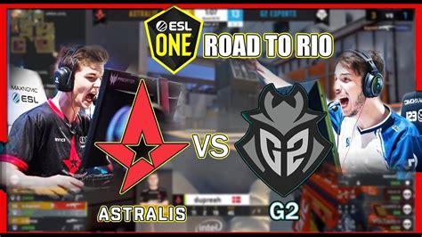 RU EN CS GO Astralis vs G2 ФИНАЛ ESL One Road to Rio Europe