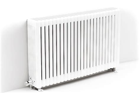 Premium Photo Long White Heating Radiator On White Background