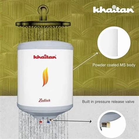 Litres L Khaitan Zodiak Kghz S Electric Water Heater Star