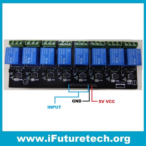 V Channel Relay Module Pinout Features Working Off