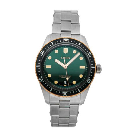 Buy Divers Sixty Five Oris Divers Sixty Five Automatic Green 40mm 01