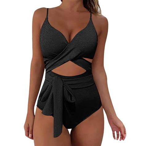 Himmake Bathing Suits For Women Over 40 Solid Color Two Piece Bathing