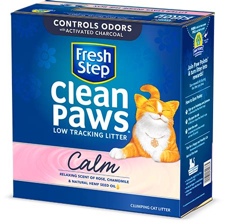 Clean Paws® Calm, Rose and Chamomile Scented Litter | Fresh Step®