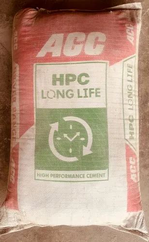 Acc Hpc Long Life Cement Price At Rs Bag Acc Cement In Saharsa