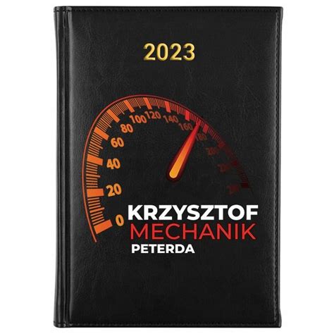 KALENDARZ Dzienny A5 2023 Prezent Dla MECHANIKA ERLI Pl