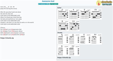 My god is an awesome god chords - hohpastaffing