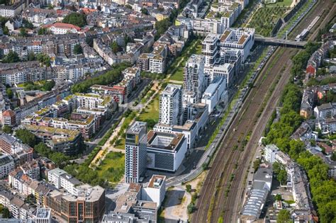 Düsseldorf von oben Büro und Geschäftshaus Ensemble Le Quartier