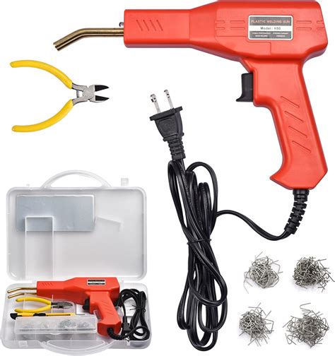 Plastic Welder Kit For Bumper Repair 50w Hot Stapler Welding Gun Plastic Welding Repair Kit
