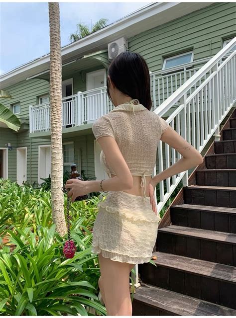 Women S Three Piece Swimsuit Slimming Sexy Bikini Conservative Belly Covering Pcs Swim Set