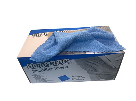 Bronto Industries Disposable Microfiber Towel Cloths - Box of 50 ...