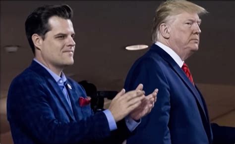 Matt Gaetz Shares Private Note From Trump He Claims He Received After