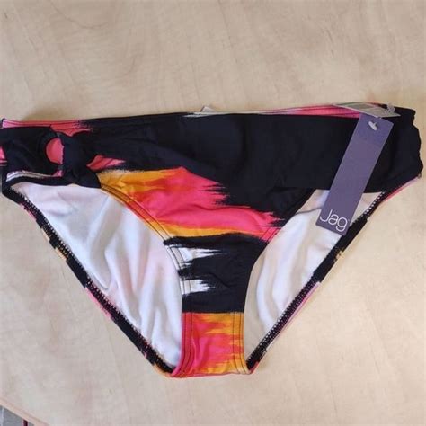 Jag Jeans Swim Jagswimwear Front Sash Hipster Bikini Swim Bottom In