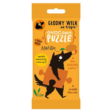 Owocowe Puzzle Elki Z Naturaln Witamin C Mango G Odny Wilk G