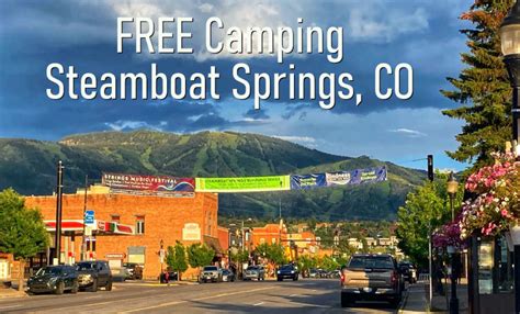 Free Dispersed Camping Near Steamboat Springs Colorado Routt