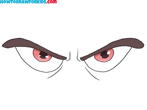 How to Draw Evil Eyes - Easy Drawing Tutorial For Kids