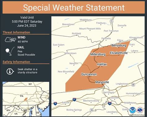 Strong Thunderstorms Expected For Parts Of Perry And Dauphin Counties