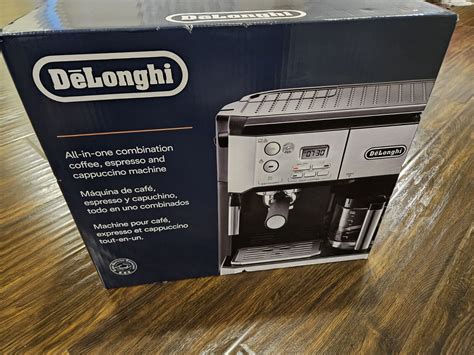 De Longhi Combination Espresso Coffee Machine Stainless Steel Bco