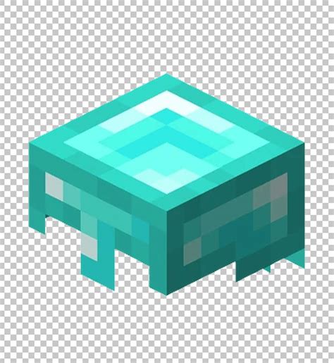 Minecraft Diamond Helmet PNG Image