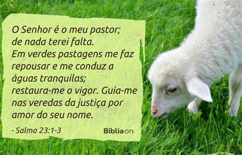 O Senhor é meu Pastor Estudo Bíblico do Salmo 23 Bíblia